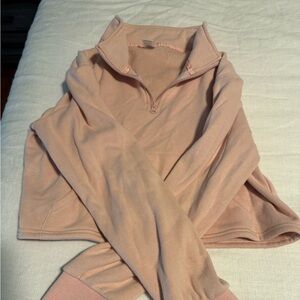 Hailey cropped half zip